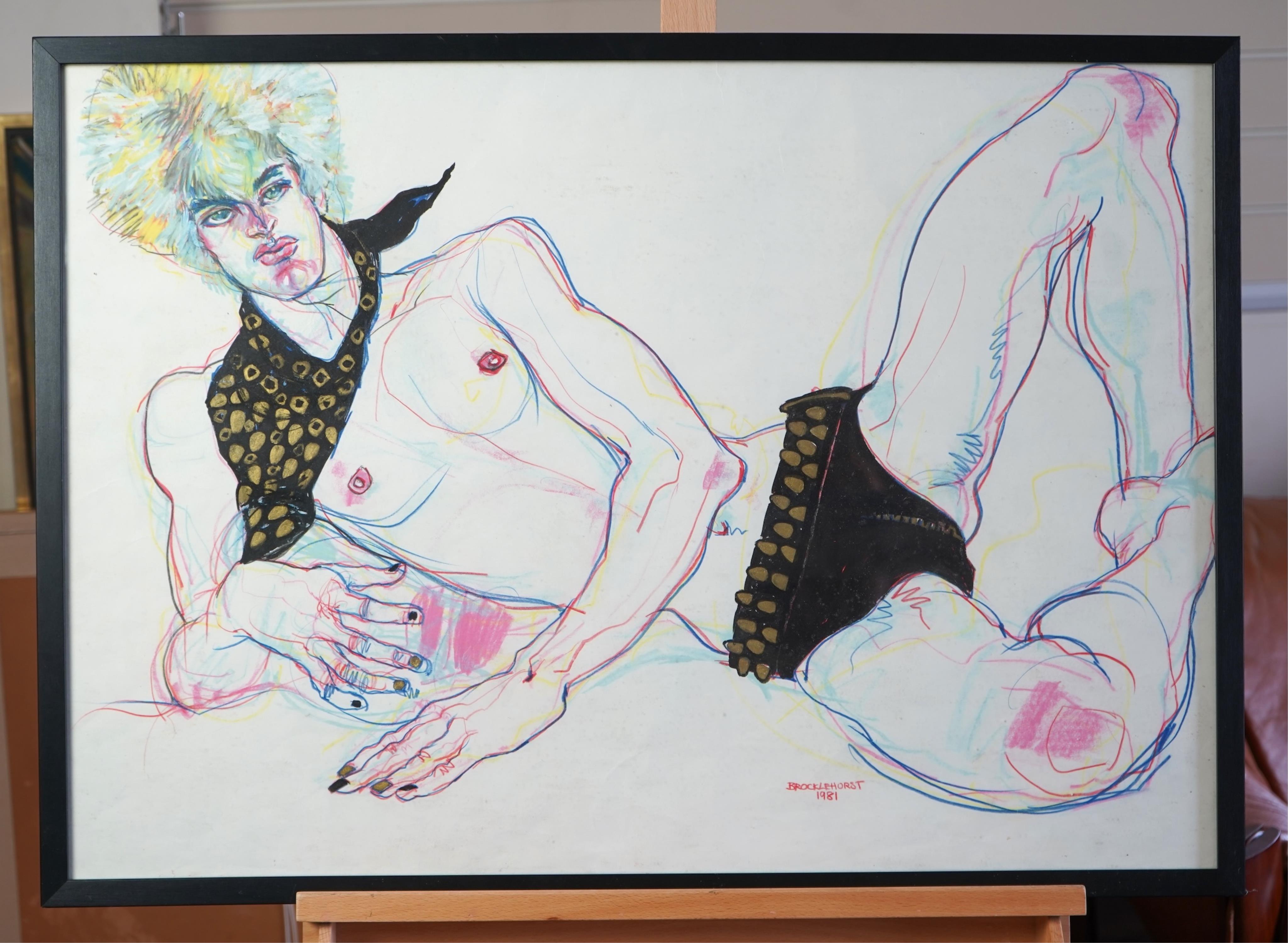 Jo Brocklehurst, 1935-2006, Reclining Punk